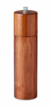 Logo trade promotional products image of: Pepper grinder in acacia wood