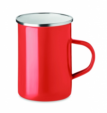 Logotrade promotional giveaway picture of: Metal mug with enamel layer