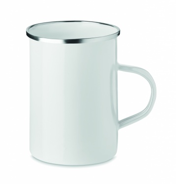 Logo trade promotional product photo of: Metal mug with enamel layer