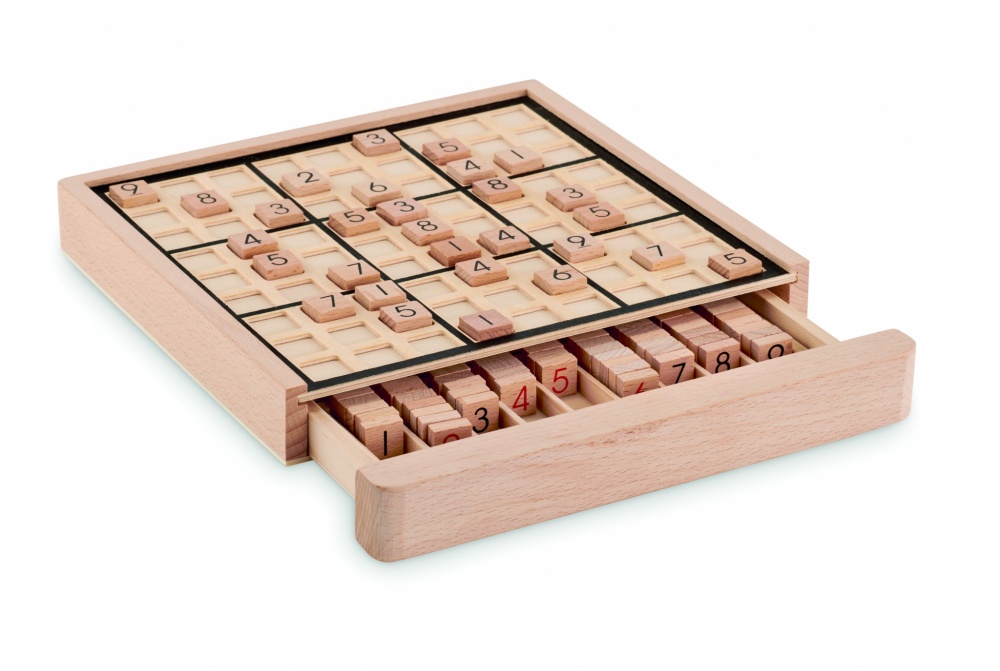 Logotrade promotional merchandise photo of: Wooden sudoku board game