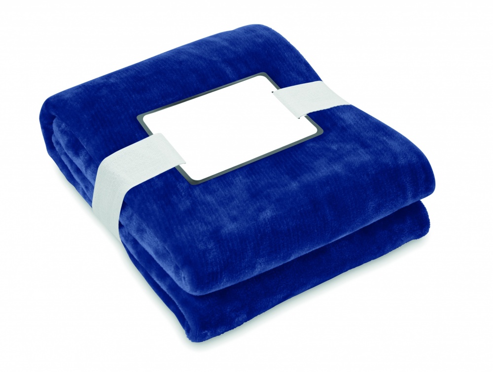 Logo trade promotional product photo of: RPET fleece blanket 280 gr/m²