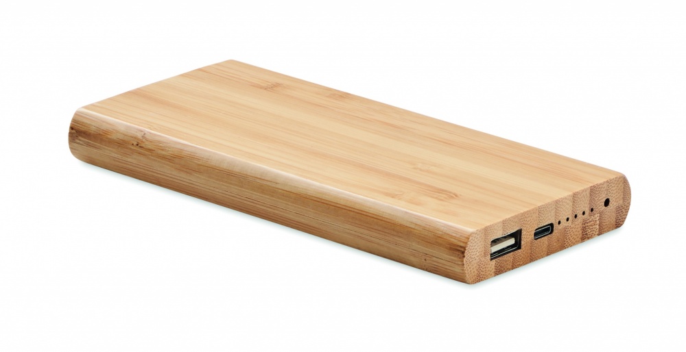 Logotrade promotional merchandise picture of: 6000 mAh Bamboo power bank