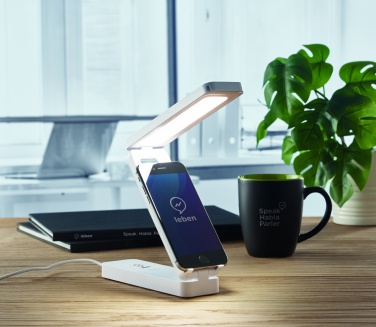 Logotrade promotional giveaways photo of: Lamp and wireless charger 10W