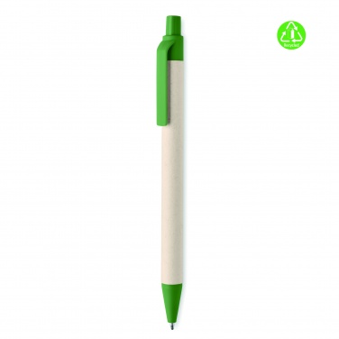 Logo trade business gifts image of: Milk carton paper ball pen