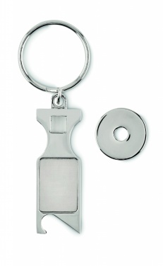 Logotrade promotional gifts photo of: Euro Token key ring