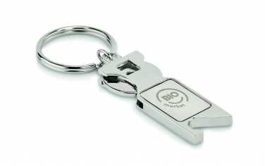 Logo trade advertising products image of: Euro Token key ring Porvoo