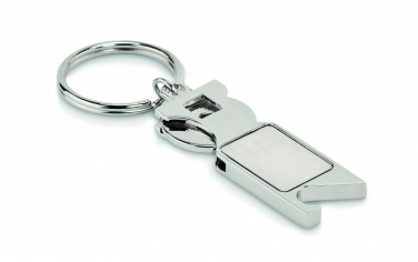 Logo trade promotional giveaway photo of: Euro Token key ring