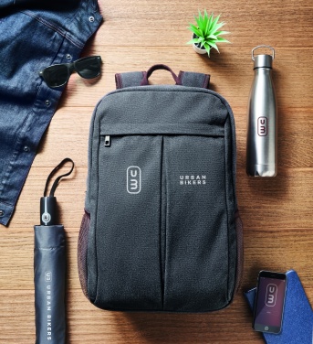 Logo trade promotional gifts image of: Laptop backpack in canvas