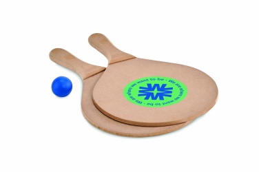 Logo trade business gifts image of: Beach tennis set