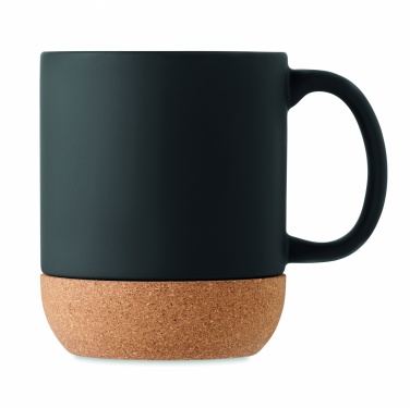 Logo trade promotional items picture of: Matt ceramic cork mug 300 ml