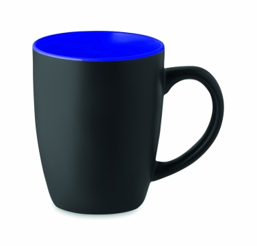 Logo trade promotional giveaways image of: Two tone ceramic mug 290 ml