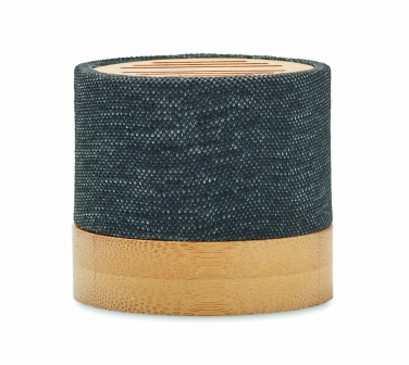 Logo trade promotional giveaway photo of: Bamboo RPET wireless speaker