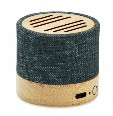 Logotrade promotional giveaway picture of: Bamboo RPET wireless speaker