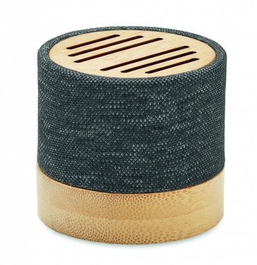 Logotrade business gifts photo of: Bamboo RPET wireless speaker