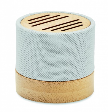 Logotrade promotional merchandise image of: Bamboo RPET wireless speaker