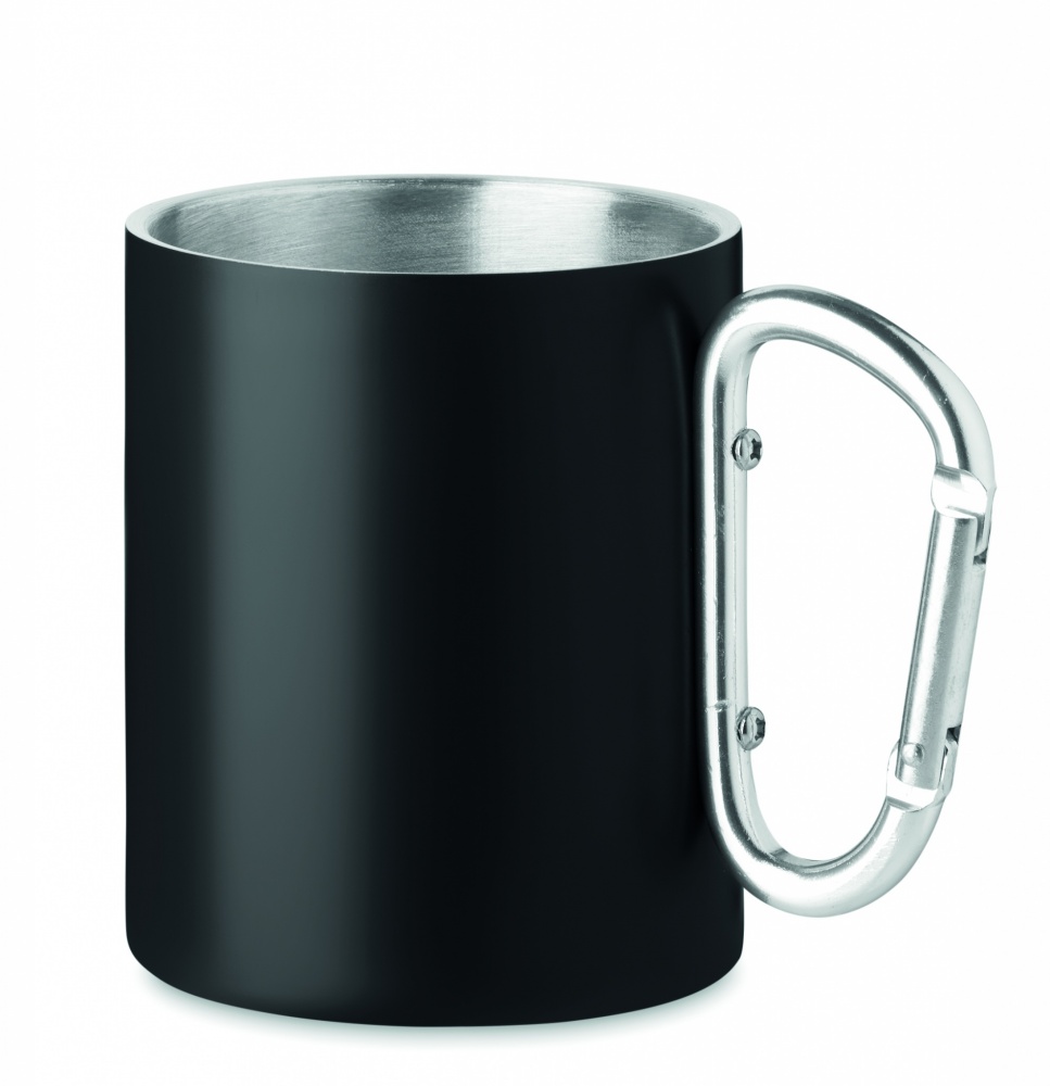 Logo trade promotional gift photo of: Double wall metal mug 300 ml