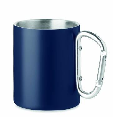 Logo trade promotional gifts image of: Double wall metal mug 300 ml