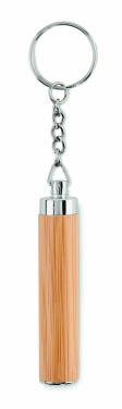 Logotrade promotional item image of: Mini bamboo torch with keyring