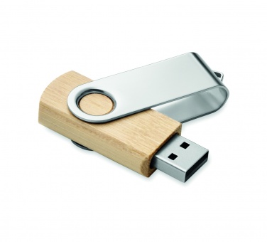 Logotrade promotional product picture of: Techmate bamboo USB 16GB       MO6898-40