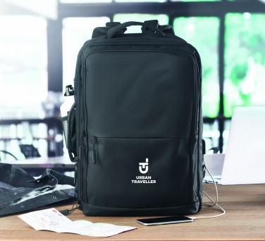 Logo trade promotional items picture of: Backpack 600D RPET