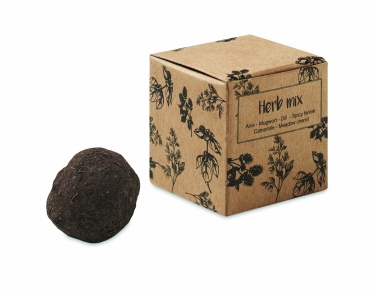 Logotrade corporate gifts photo of: Herb seed bomb in carton box