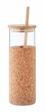 Logotrade corporate gift picture of: Glass tumbler sleeve 450 ml