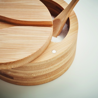 Logo trade promotional giveaway photo of: Salt and pepper bamboo box