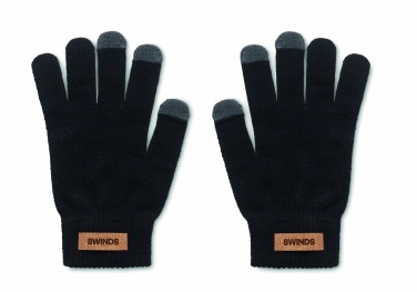 Logo trade advertising products picture of: RPET tactile gloves