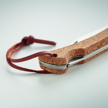 Logo trade corporate gifts picture of: Foldable knife with cork