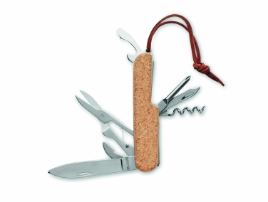 Logo trade promotional product photo of: Multi tool pocket knife cork