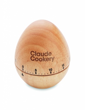 Logo trade promotional items picture of: Pine wood egg timer