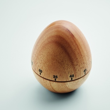 Logo trade promotional merchandise image of: Pine wood egg timer