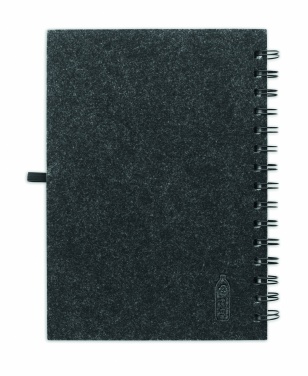 Logotrade promotional giveaways photo of: A5 RPET felt cover notebook