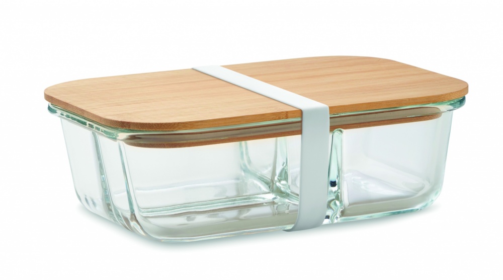 Logotrade corporate gift picture of: Glass lunch box with bamboo lid