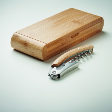 Logotrade corporate gift picture of: Waiter's knife in bamboo