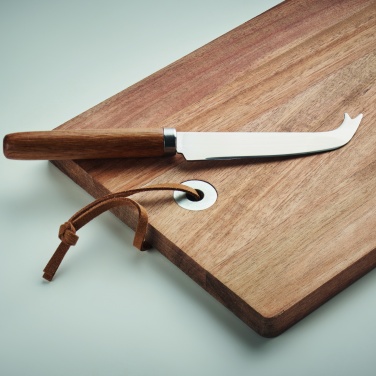 Logotrade promotional item picture of: Acacia wood cheese board set Hannover