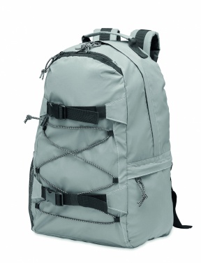 Logo trade promotional giveaway photo of: High reflective backpack 190T