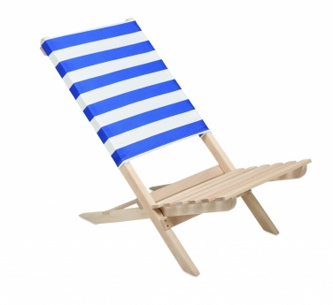 Logotrade business gifts photo of: Foldable wooden beach chair