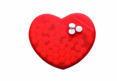 Logo trade promotional products picture of: Heart shape peppermint box