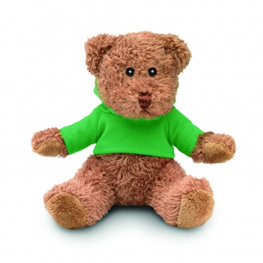 Logo trade promotional gift photo of: Teddy bear plus with hoodie