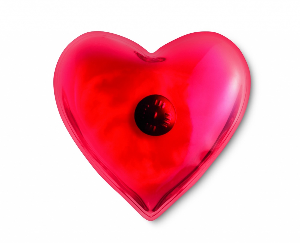 Logo trade promotional merchandise image of: Hand warmer in heart shape