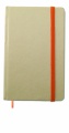 A6 recycled notebook 96 plain, Orange