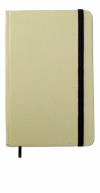 Logo trade promotional merchandise picture of: A6 recycled notebook 96 plain