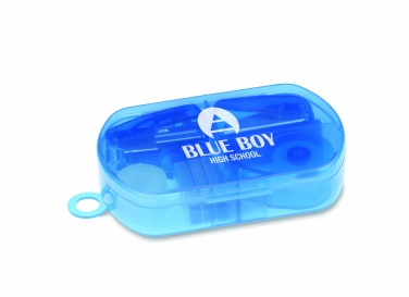 Logo trade promotional item photo of: Stationery set in plastic box