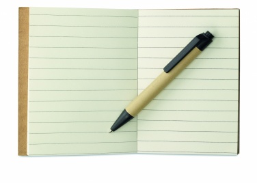 Logo trade advertising products picture of: Recycled notebook with pen