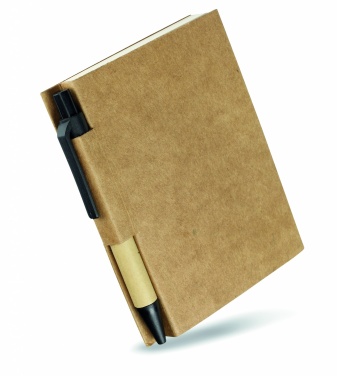 Logotrade promotional items photo of: Recycled notebook with pen