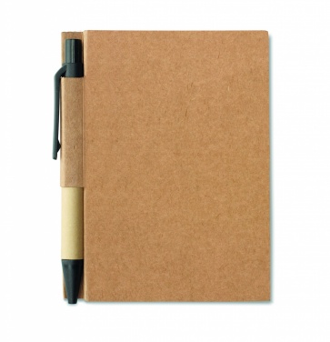 Logo trade corporate gifts picture of: Recycled notebook with pen