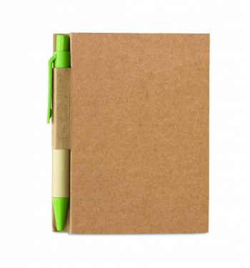 Logotrade promotional merchandise picture of: Recycled notebook with pen