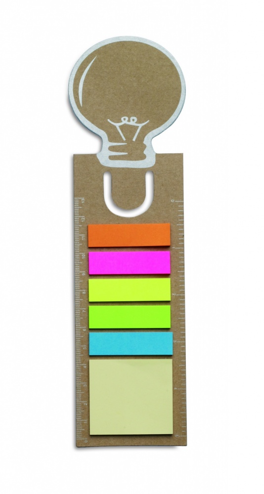 Logotrade promotional gift picture of: Bookmark with sticky memo pad