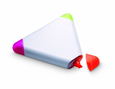 Logotrade promotional merchandise picture of: Triangular highlighter